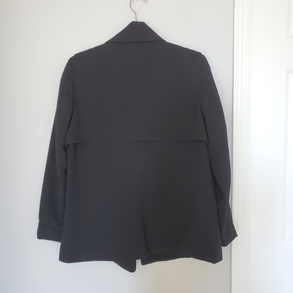 FLOWY LAPEL JACKET - Picture 2 of 2